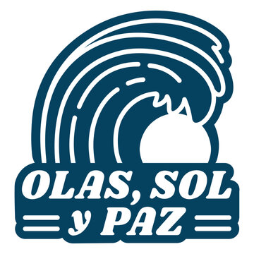 Olas, sol y paz spanish design