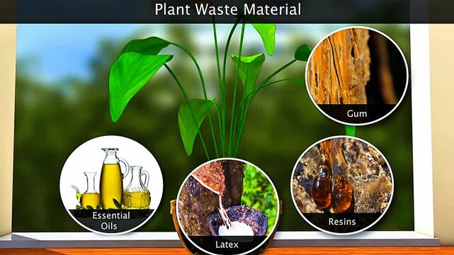Plant waste material