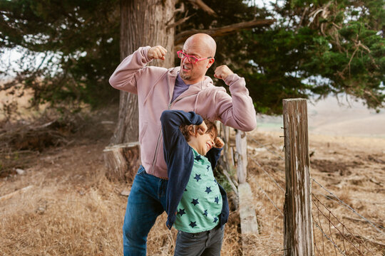 Father Son Strength Play