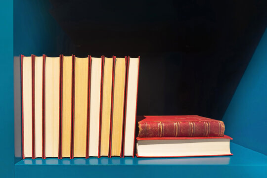 Books in bookshelf