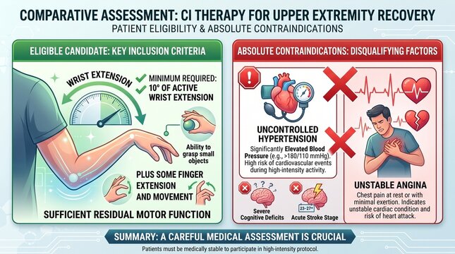 Comparative Therapy Assessment for Upper Extremity Recovery with Medical Illustration and Physiotherapy Techniques