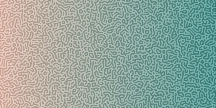 Abstract turing organic wallpaper background. Reaction-diffusion or turing pattern formation.