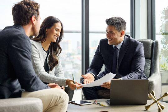 Business Meeting in an Office Environment