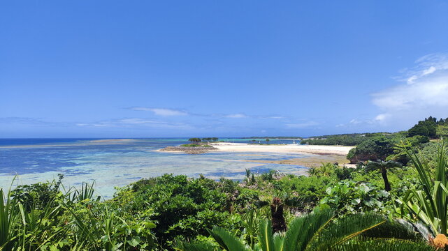 View to Beautiful Sea and Sand Beach