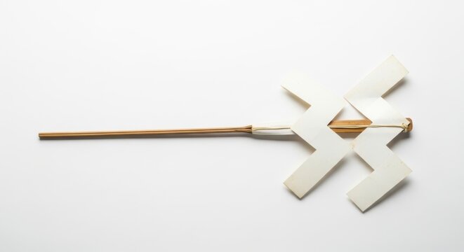 Traditional Japanese Shide Paper Charm for Purification and Protection