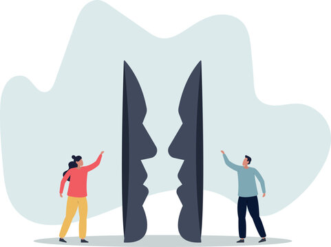 Dishonesty partnership or fake agreement, liar or suspicion fraud, betrayal or politics deal, hidden threat ready to stab behind concept.life situation and activities.