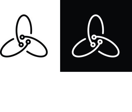 React icon set in black and white colors