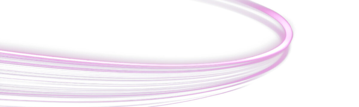 Transparent neon streaks race along a modern metropolitan highway. Luminous ribbons create a visual story of acceleration and digital technology. Futuristic abstract vector artwork.