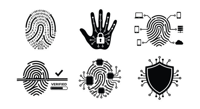 Parking System Icons Flat Vector Illustration On White Background