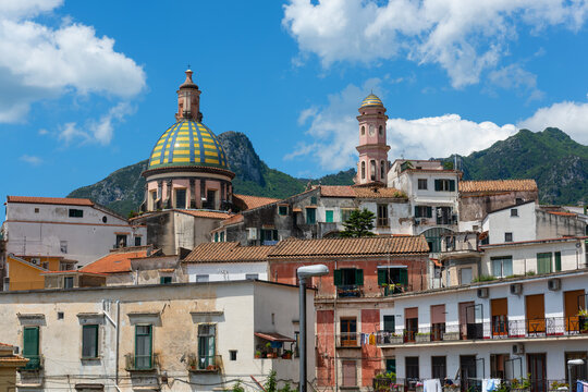 Vietri sul Mare, a small town on the Amalfi coast near Salerno. 