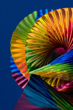 Abstract colorful pattern with vibrant shapes