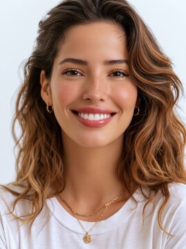 Portrait of a beautiful latina woman.