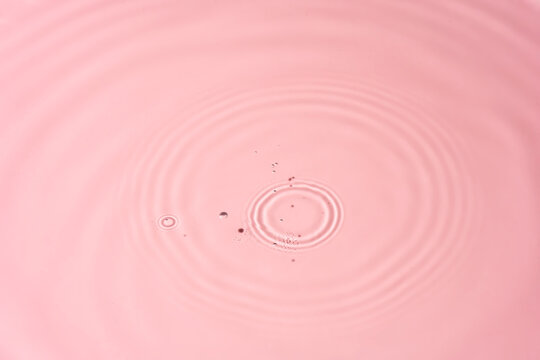 Pink ripples creating a calming water effect