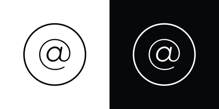 At icon in vector. Logotype icons