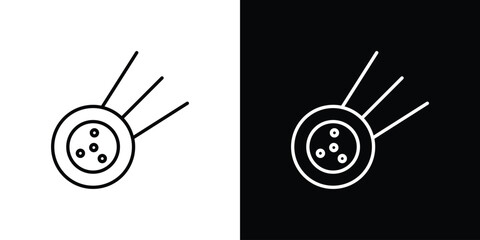 Comet icon in vector. Logotype icons © Thadeu