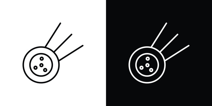 Comet icon in vector. Logotype icons