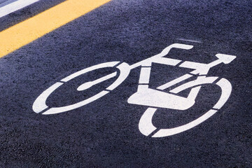 Obraz premium pista ciclabile