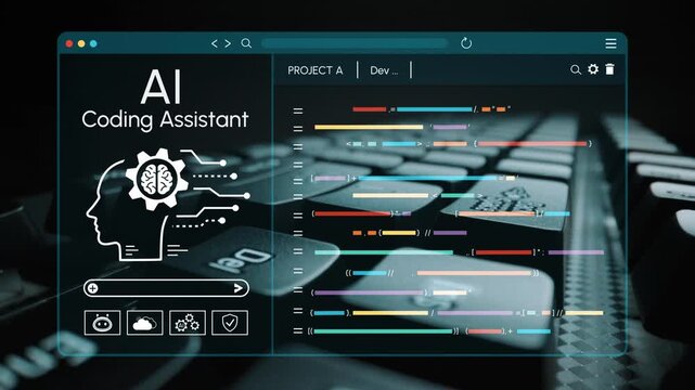 Modern AI Coding Assistant Interface with Keyboard and Data Visualization for Software Development Projects. Entropy.