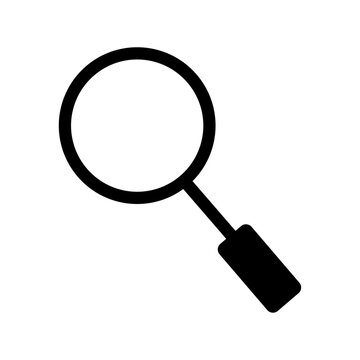 Search Icon Vector, Magnifying Glass Symbol, Find and Lookup Interface Icon