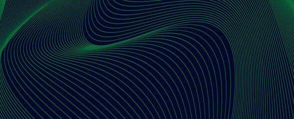 Naklejka premium Premium background design with diagonal dark green lines pattern. Vector horizontal template for digital luxury business banner. Eps10
