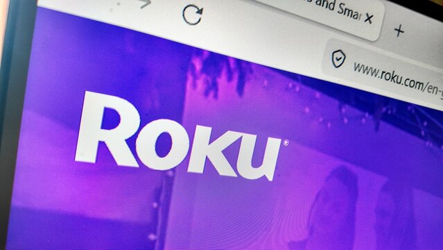 internet browser window with ROKU website displayed