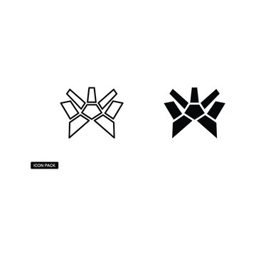 Two abstract bow tie icons in white and black with formal wear men s fashion groom s attire wedding party dress code evening wear dinner jacket formal event abstract accessory gentleman