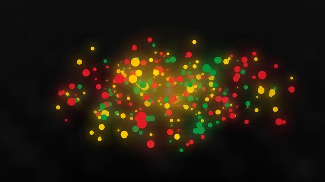 Luxury Celebration Light Orbit Background