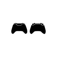 Game controller silhouette icon vector illustration.  © Faiza