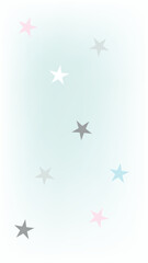 Fototapeta premium Colorful stars on soft mobile wallpaper vector