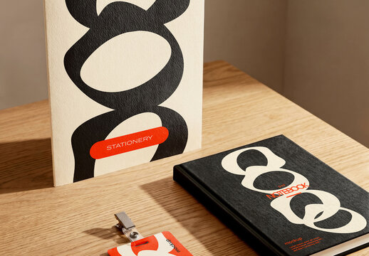 Corporate Stationery Branding Mockup Set