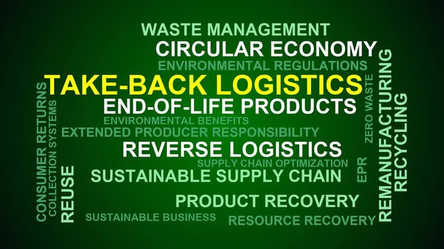 Take-Back Logistics Word Cloud