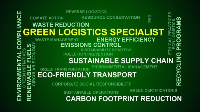 Green Logistics Specialist Word Cloud