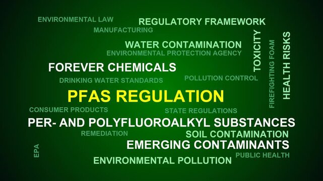 Pfas Regulation Word Cloud