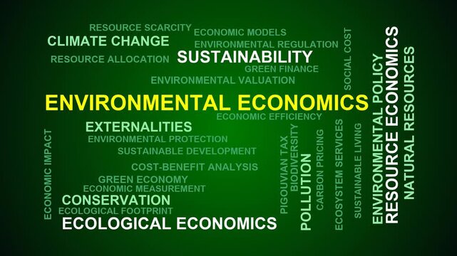 Environmental Economics Word Cloud