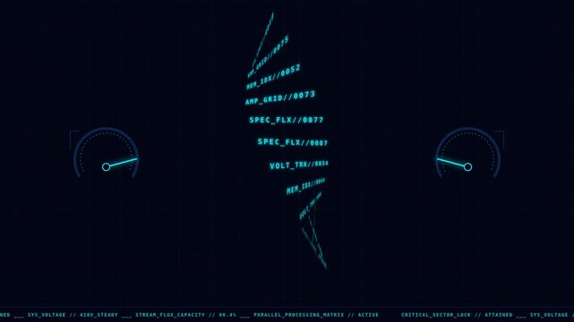 Dynamic Motion of Digital Clock Display with Moving Spiral Background in Video.