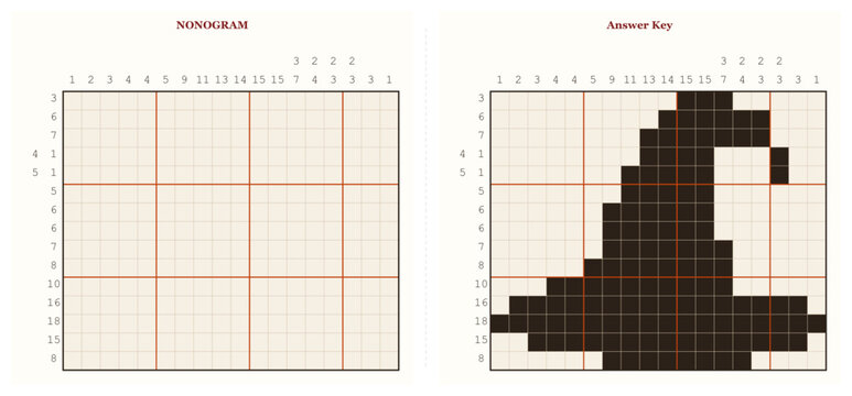 Pixel art grid for Halloween witch hat design concept  