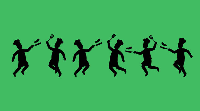 African dancers in green background isometric illustration