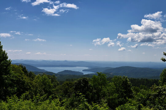 Lake Jocassee overlook, South Carolina mountains