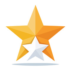 Obraz premium Orange and yellow starburst vector graphic