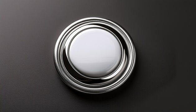 blank metal pin button mockup for design