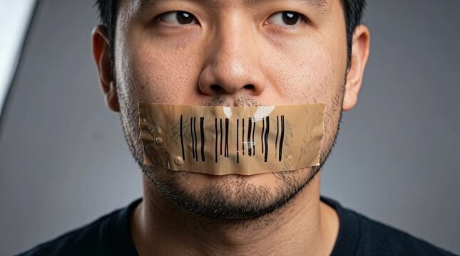 Retrato metaf&oacute;rico sobre censura y silencio impuesto