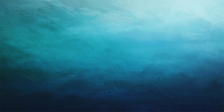 abstract textured background in deep blue and turquoise hues, suggesting the depth and mystery of the ocean or a stormy sky.