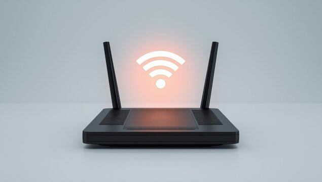 Indicator for 5 GHz WiFi signal on a router