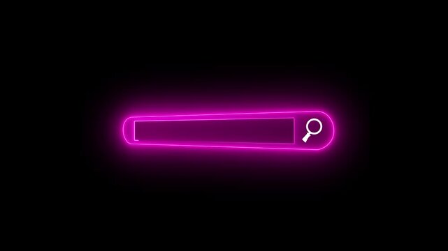 SEO search engine optimization concept, marketing ranking traffic website, internet technology for business company. search bar on virtual screen animation. 4k