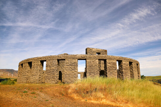 Maryhill Stonehenge Memorial, Washington State- dedicated in 1918 to the servicemen of Klickitat County, Washington, who died during the Great War