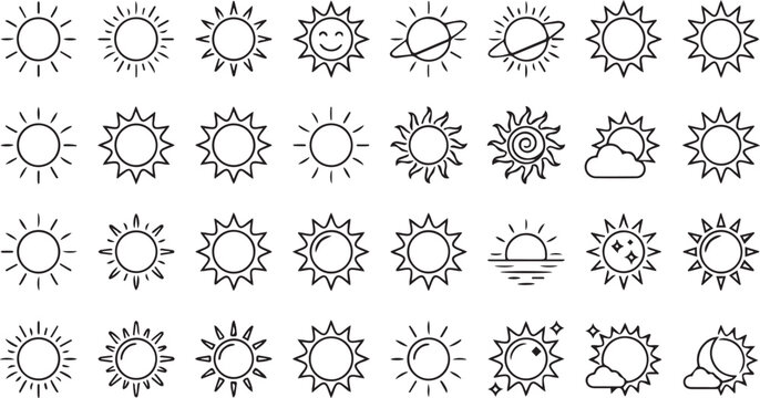 sun icons