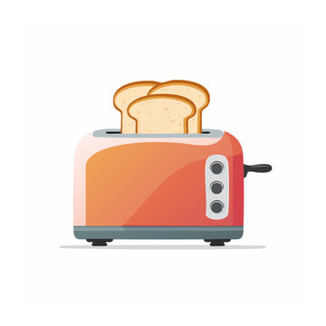 Flat design 3D delivery box with truck