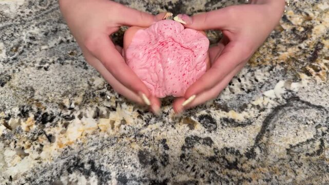 Hands Squeezing Squishy Sensory Toy for Stress Relief and Tactile Play