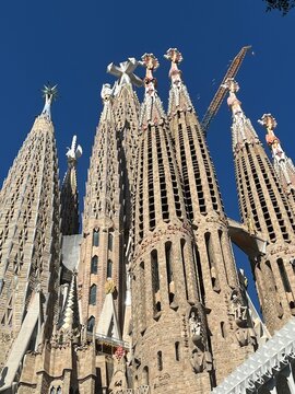 17 de junio de 2026. Barcelona. Vistas de la Sagrada Familia despu&eacute;s de la bendici&oacute;n de la Cruz.
