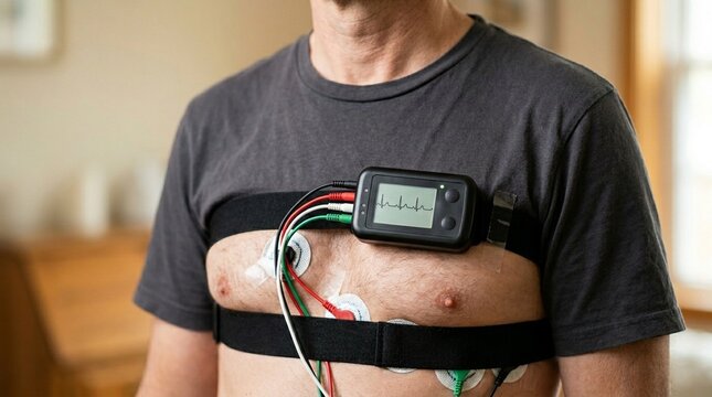 Holter Monitor Heart Recording Device